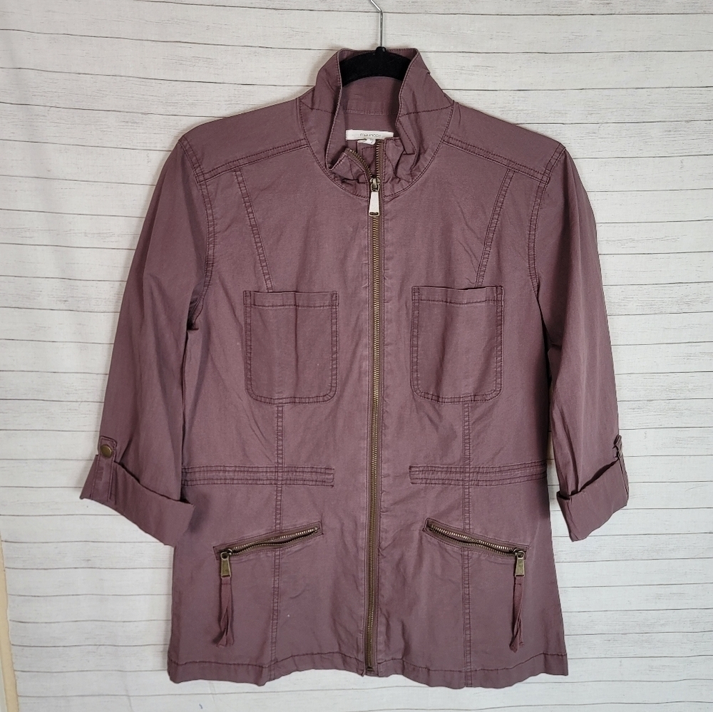 MAURICES CARGO UTILITY JACKET, SZ SMALL
